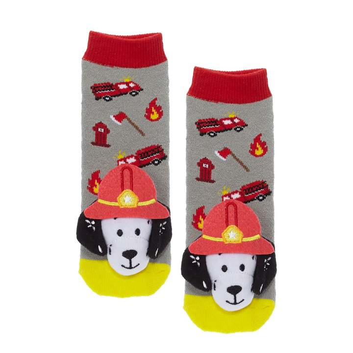 Messy Moose Socks Dalmatian 6 Pack - Baby / Gray - Socks