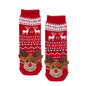 Messy Moose Socks Reindeer 6 Pack - Baby / Red