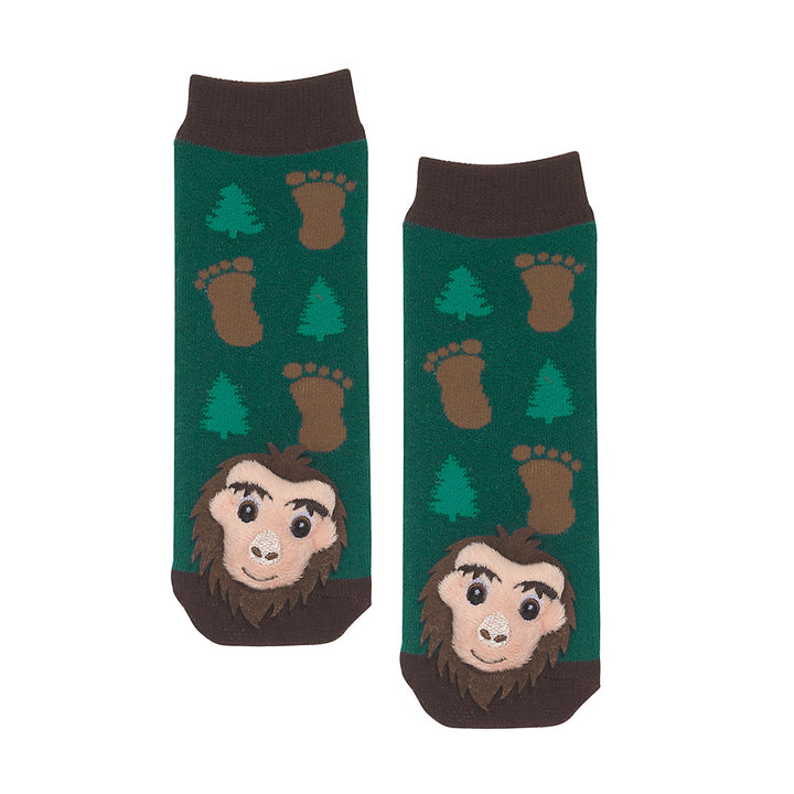 Messy Moose Socks Sasquatch 6 Pack - Baby / Green - Socks