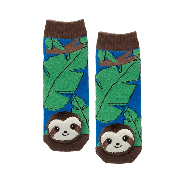 Messy Moose Socks Sloth 6 Pack - Baby / Blue - Socks