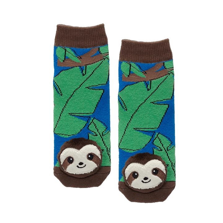 Messy Moose Socks Sloth 6 Pack - Baby / Blue - Socks