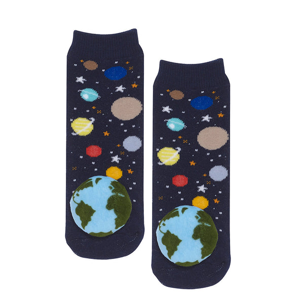 Messy Moose Socks Solar System 6 Pack - Baby / Blue - Socks