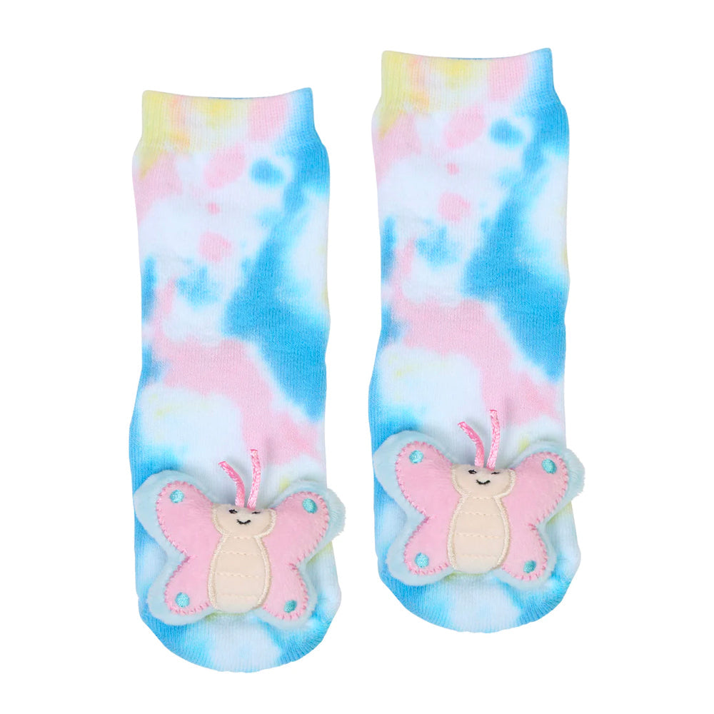 Messy Moose Socks Tie Dye Butterfly 6 Pack - Baby