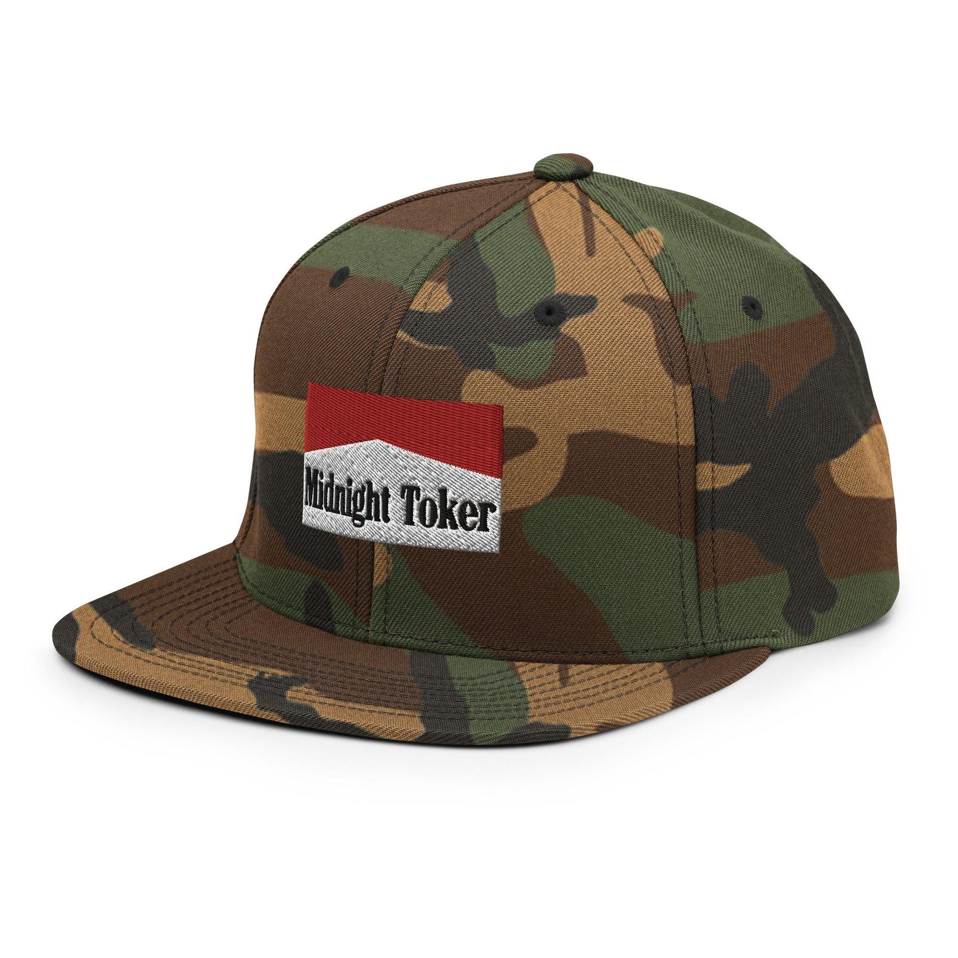 Midnight Toker Bill Brim Snapback Hat