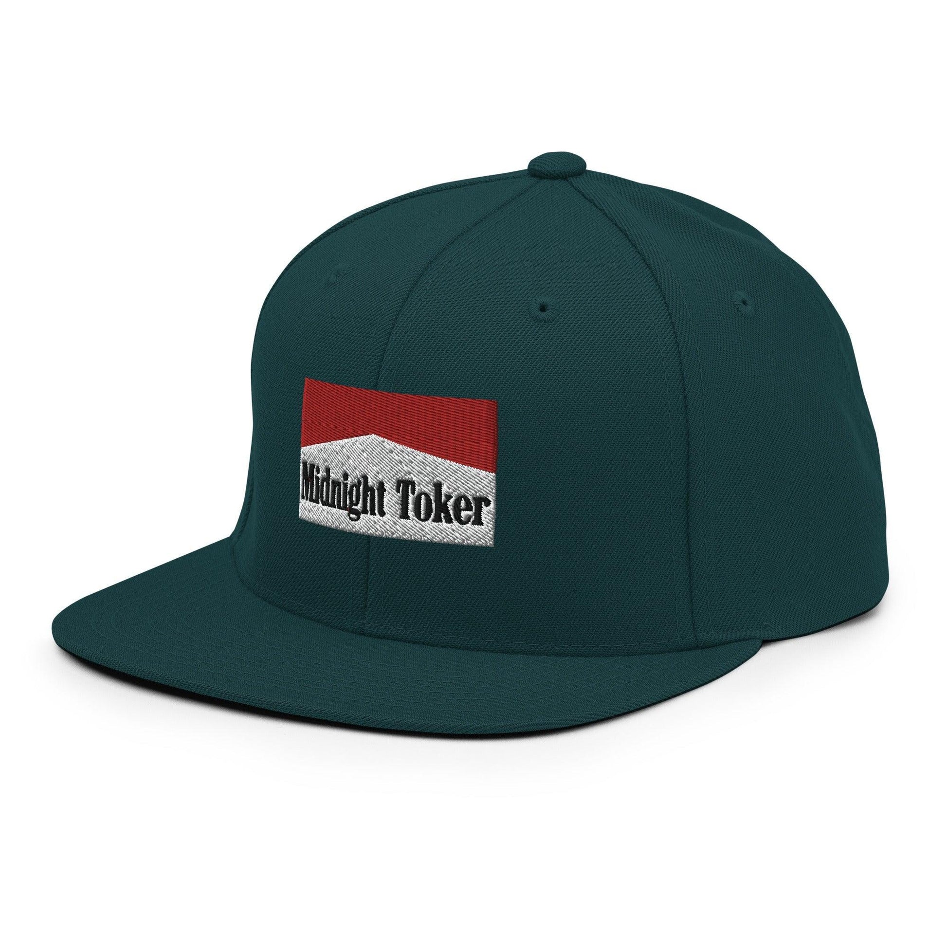 Midnight Toker Bill Brim Snapback Hat
