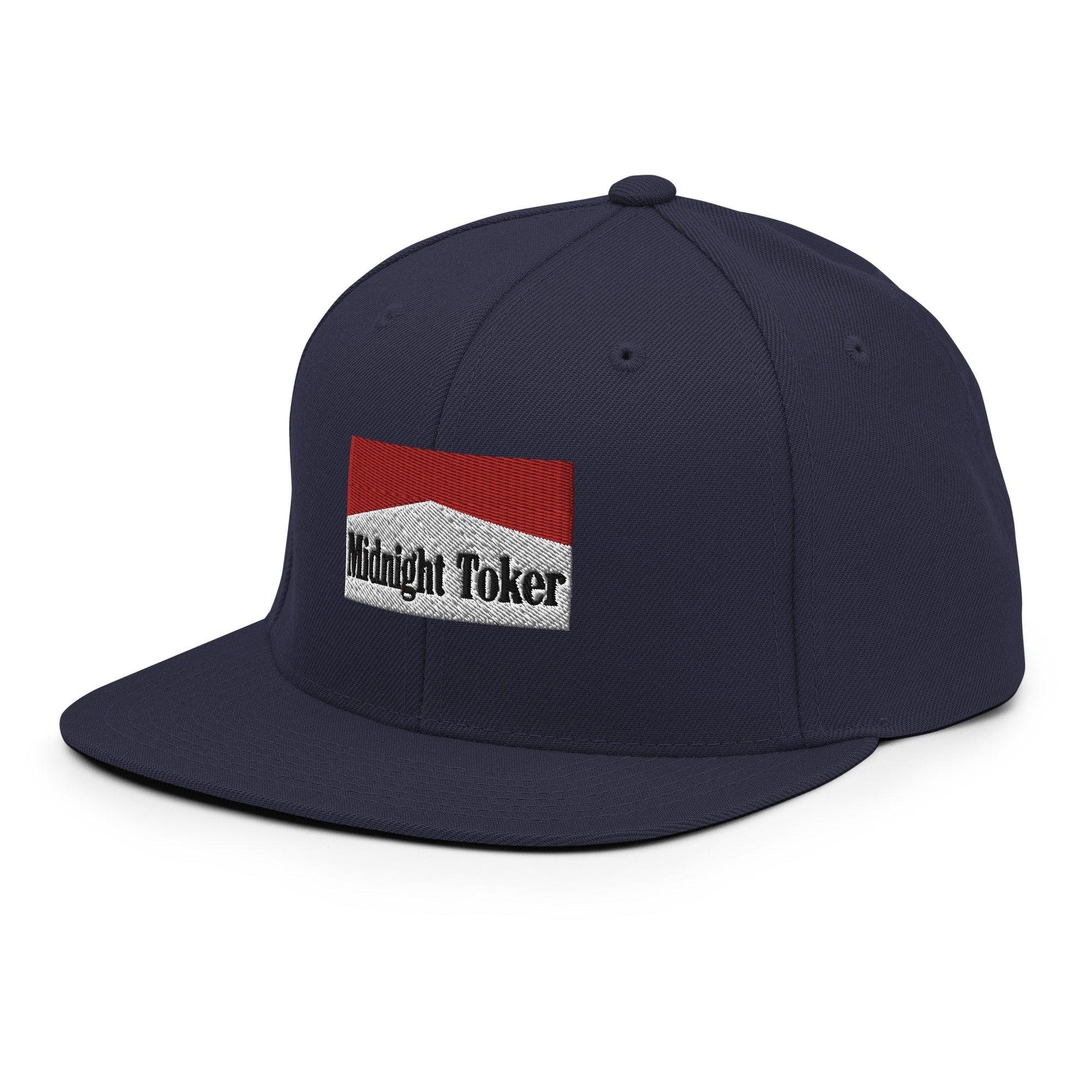 Midnight Toker Bill Brim Snapback Hat