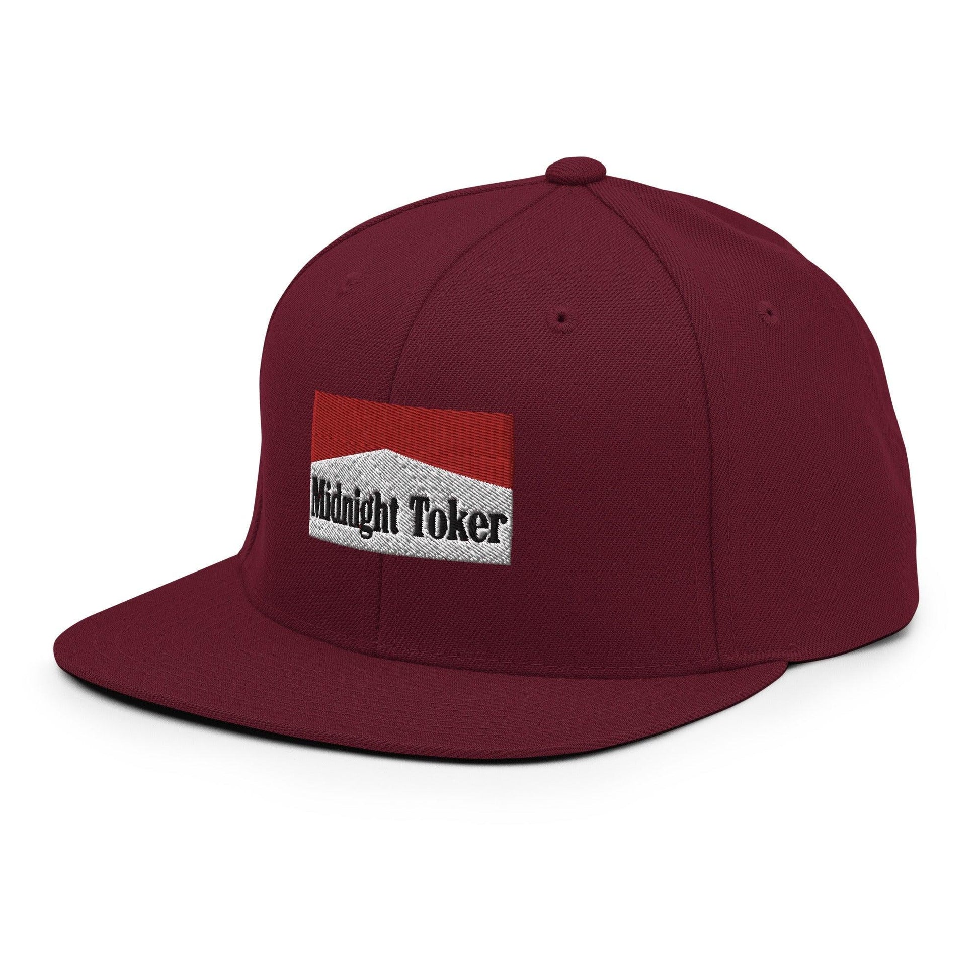 Midnight Toker Bill Brim Snapback Hat