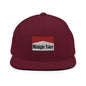 Midnight Toker Bill Brim Snapback Hat - Maroon