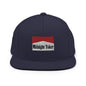 Midnight Toker Bill Brim Snapback Hat - Navy