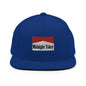 Midnight Toker Bill Brim Snapback Hat - Royal Blue
