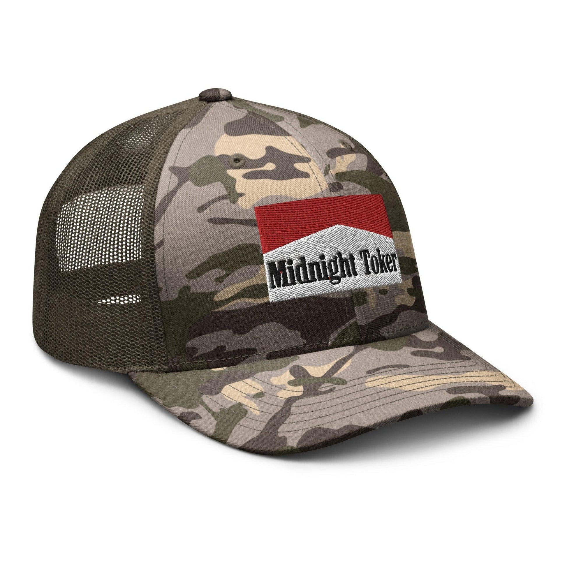 Midnight Toker Camo Trucker Hat