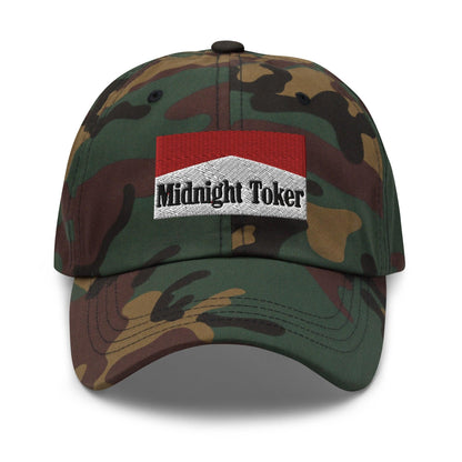 Midnight Toker Dad Hat - Green Camo