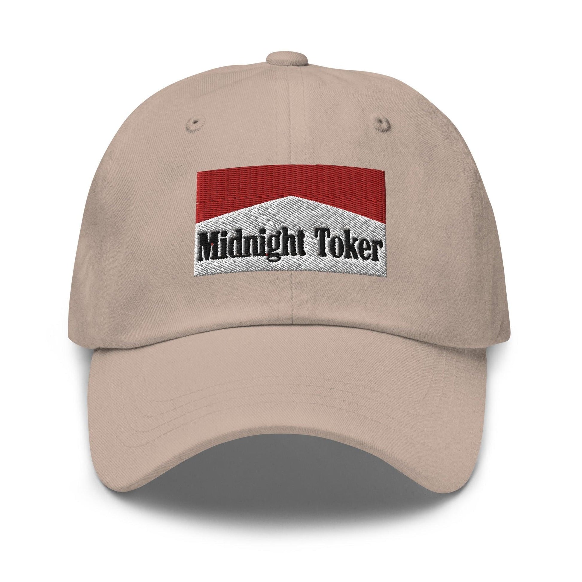 Midnight Toker Dad Hat - Stone