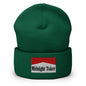 Midnight Toker Embroidered Knit Cuffed Beanie - Spruce