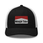 Midnight Toker Retro Trucker Hat - Black/ White