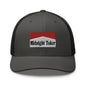 Midnight Toker Retro Trucker Hat - Charcoal/ Black