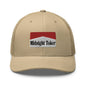 Midnight Toker Retro Trucker Hat - Khaki