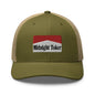 Midnight Toker Retro Trucker Hat - Moss/ Khaki