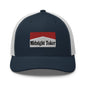 Midnight Toker Retro Trucker Hat - Navy/ White