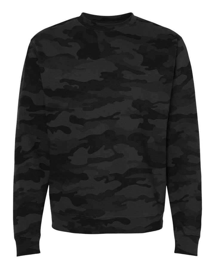 Midweight Crewneck Sweatshirt SS3000 (Colorset 1) - Black Camo / XS - Sweatshirts & Hoodies