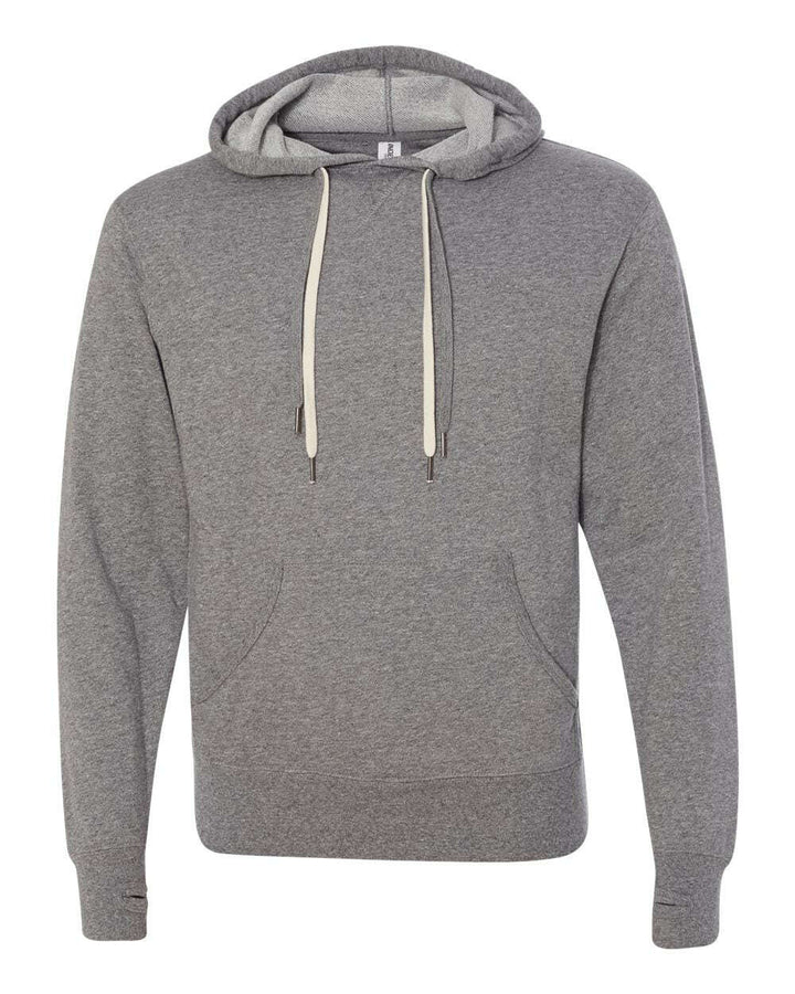 Midweight French Terry Hooded Sweatshirt PRM90HT - Salt & Pepper / XS - Sweatshirts & Hoodies