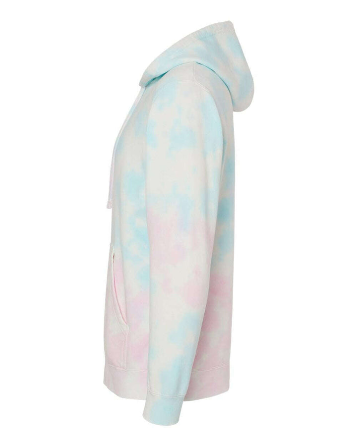 Midweight Tie-Dyed Hooded Sweatshirt PRM4500TD - Sweatshirts & Hoodies