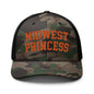 Midwest Princess Orange Camouflage Trucker Hat - Camo/Black - Headwear