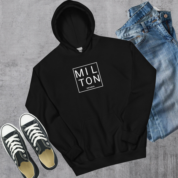 Milton Square Hoodie - Black / S