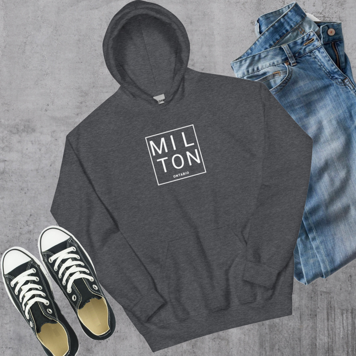 Milton Square Hoodie - Dark Heather / S