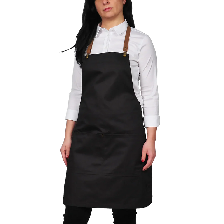 Mirvik The Minimalist - Bib Apron - Black - Aprons