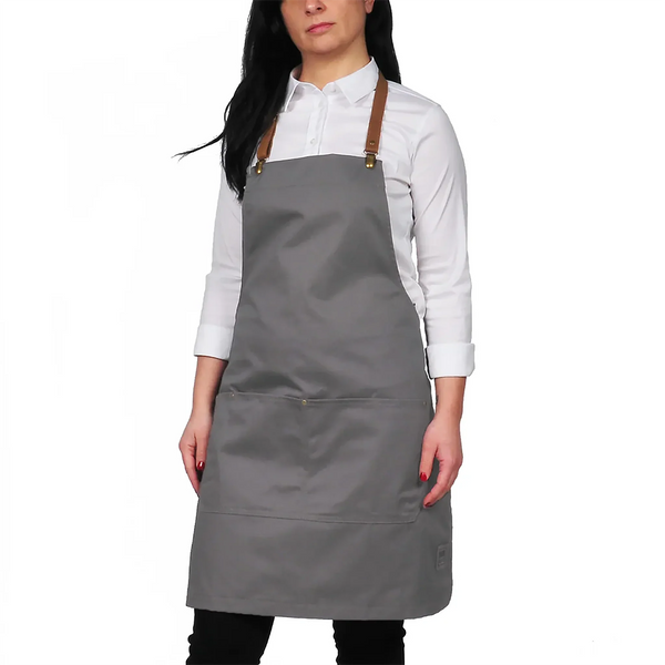 Mirvik The Minimalist - Bib Apron - cement - Aprons