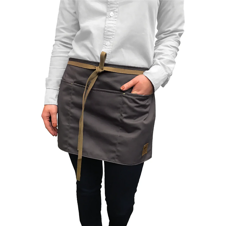 Mirvik The Minimalist - Server Apron - Gray - Aprons