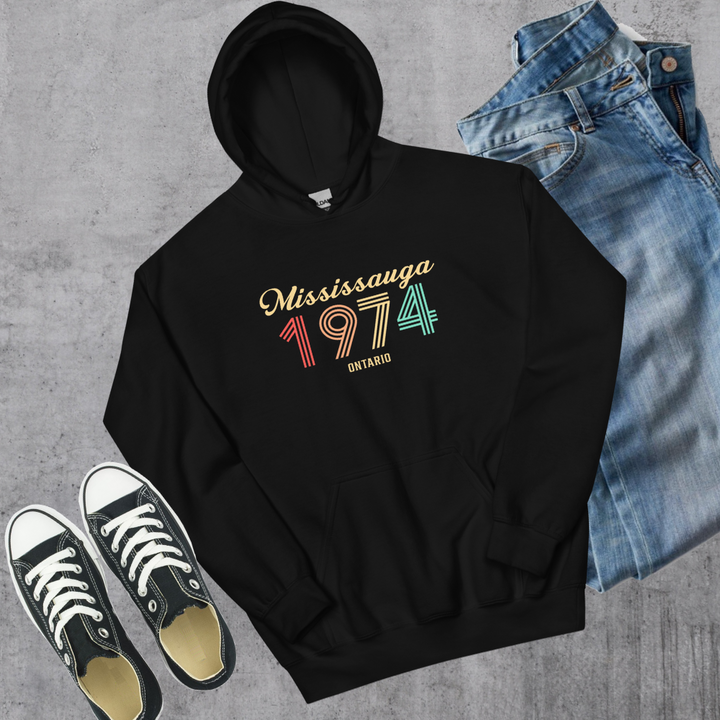 Mississauga Vintage Hoodie - Black / S