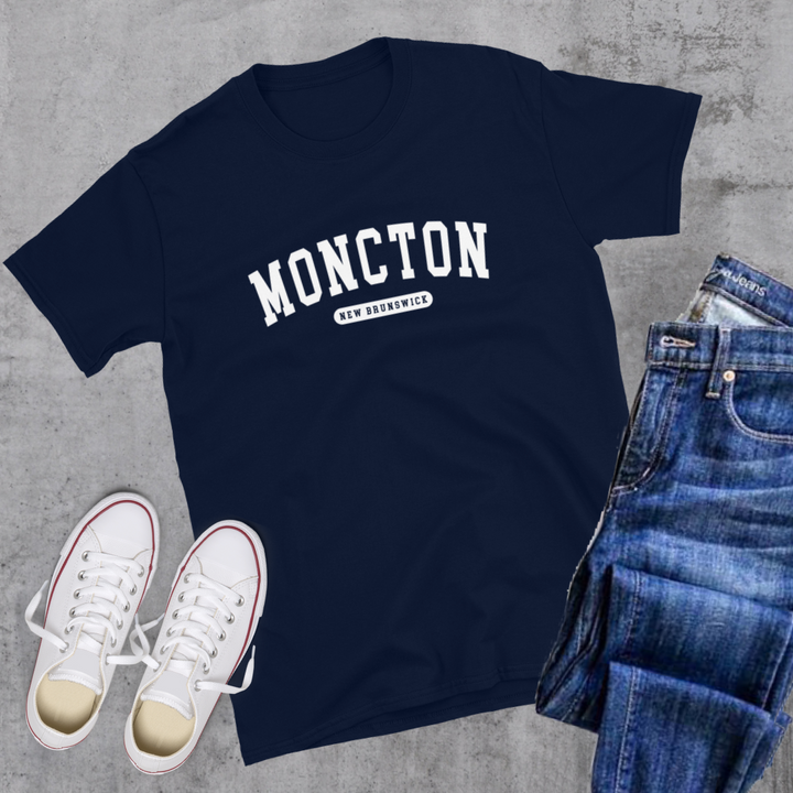 Moncton College Tee - Navy / S