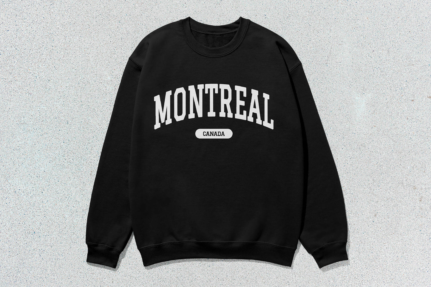 Montreal - Unisex Heavy Blend™ Crewneck Sweatshirt - Black / Small - Sweatshirts & Hoodies