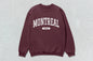Montreal - Unisex Heavy Blend™ Crewneck Sweatshirt - Maroon / Small - Sweatshirts & Hoodies