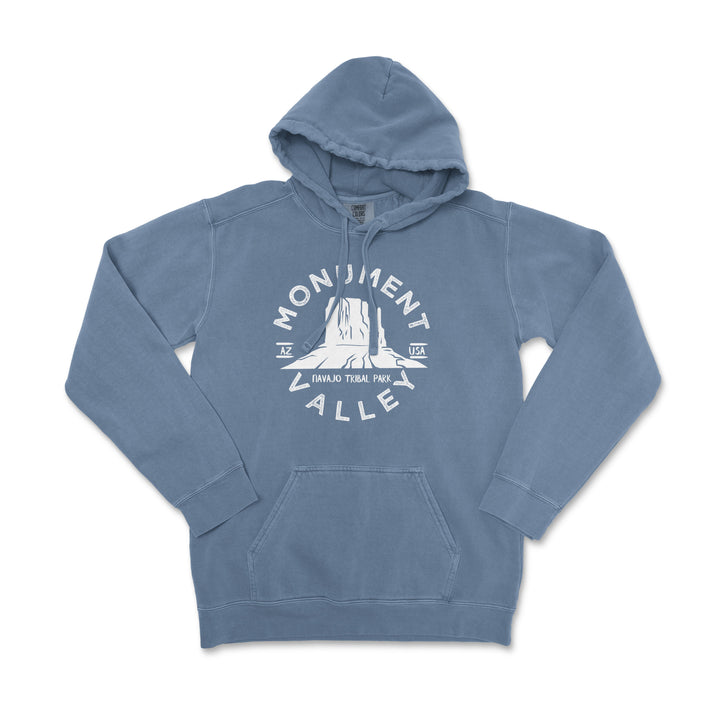 Monument Valley National Park Comfort Colors Hoodie - S / Blue Jean - hoodie