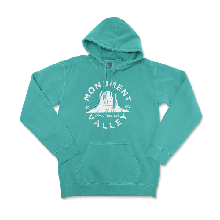 Monument Valley National Park Comfort Colors Hoodie - S / Seafoam - hoodie