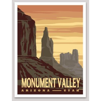 Monument Valley Sticker Large - sticker