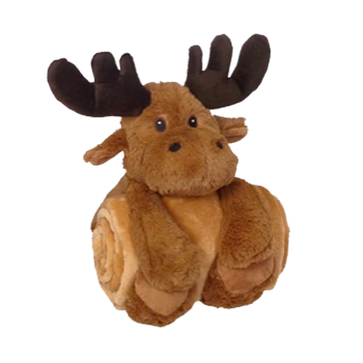 Moose Blankey Hugger Brown - Embroider Buddy®