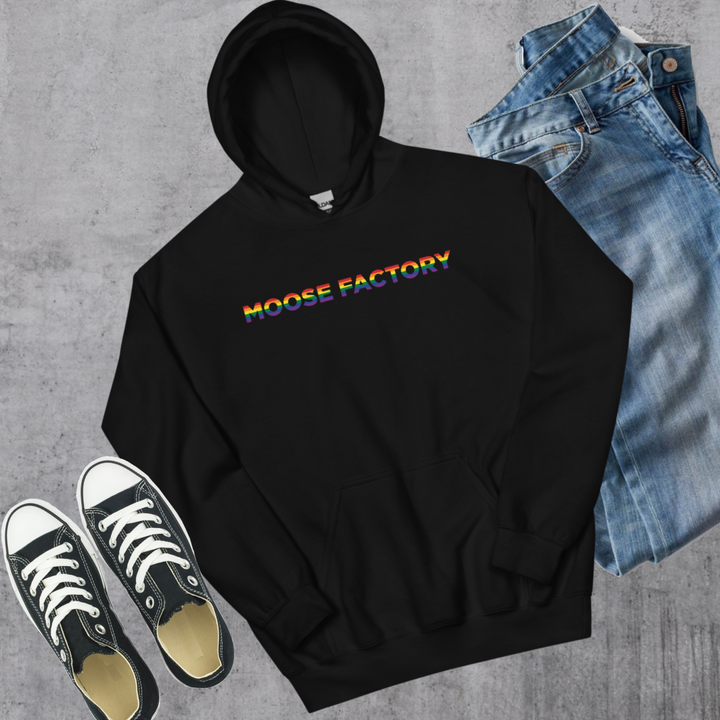 Moose Factory Pride Hoodie - Black / S