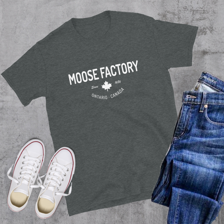 Moose Factory since 1686 Tee - Dark Heather / S