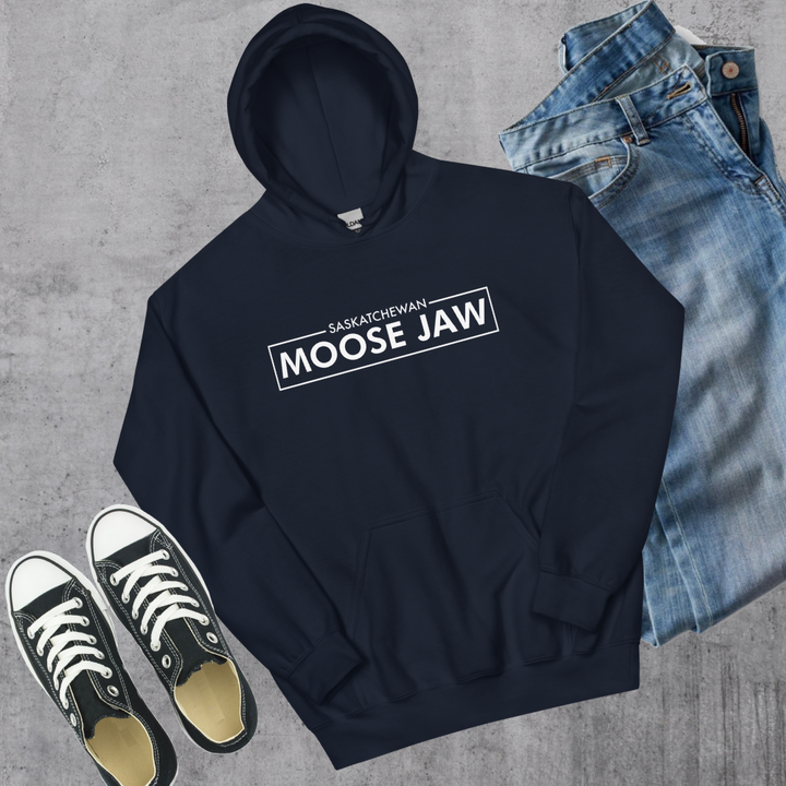 Moose Jaw Saskatchewan Hoodie - Navy / S