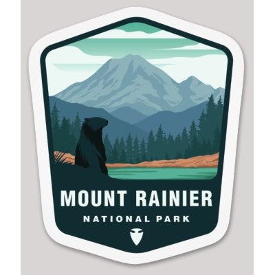 Mount Rainier National Park Die Cut Sticker - sticker