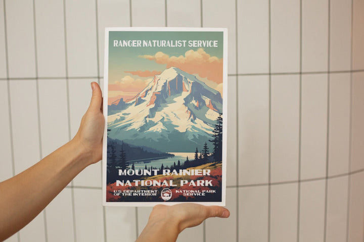 Mount Rainier National Park Poster - poster