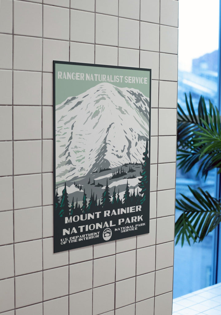 Mount Rainier National Park Poster - poster