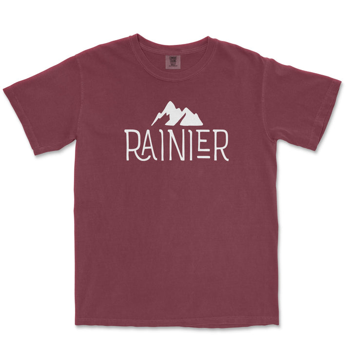 Mt Rainier National Park Comfort Colors T Shirt - S / Brick - tshirt