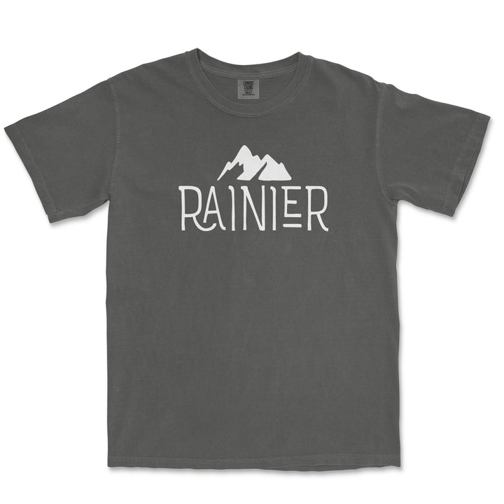 Mt Rainier National Park Comfort Colors T Shirt - S / Pepper - tshirt