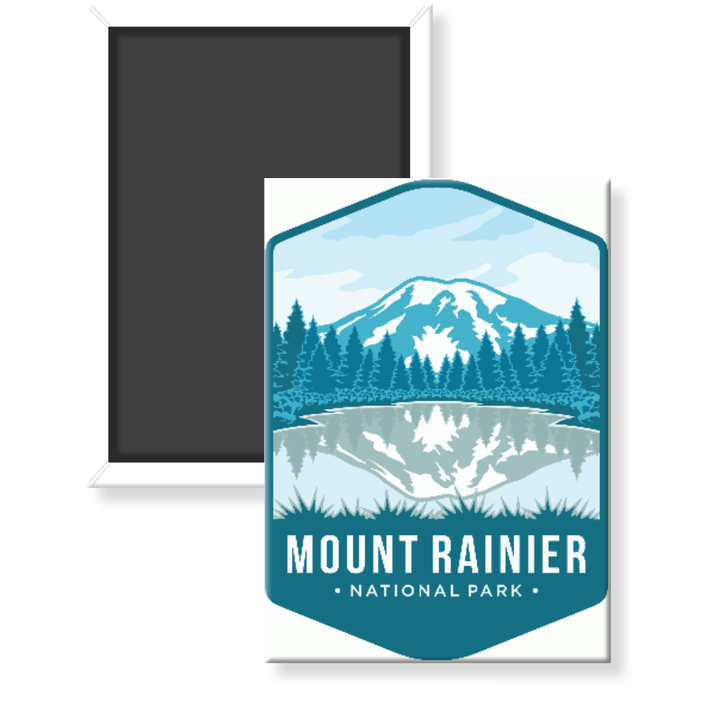 Mt Rainier National Park Magnet - magnet