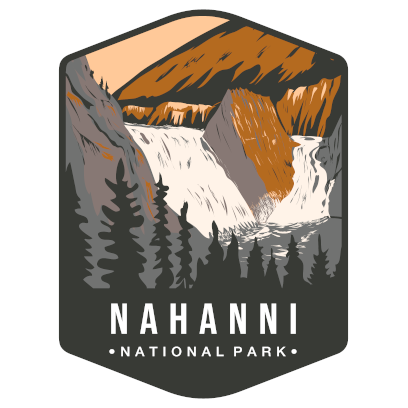 Nahanni National Park Sticker Large - sticker